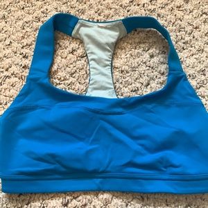 Lululemon Blue Sport Bra Size 6